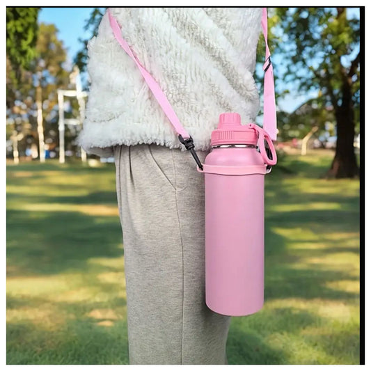 Blue bottle strap