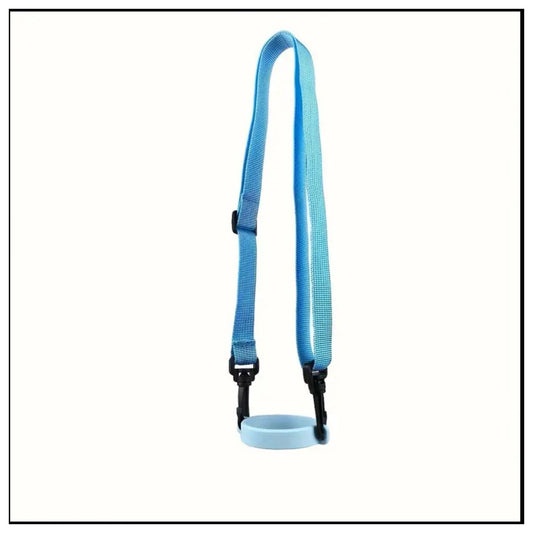 Blue bottle strap