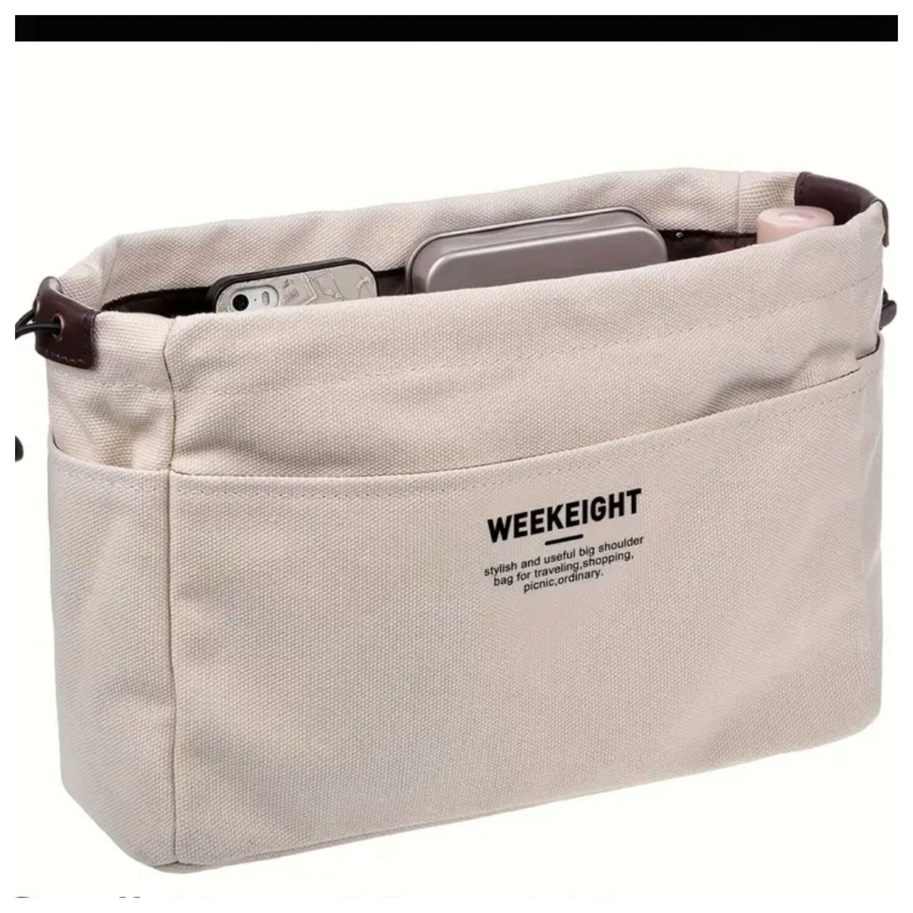 Handbag/ travel/ bag Organiser with pockets
