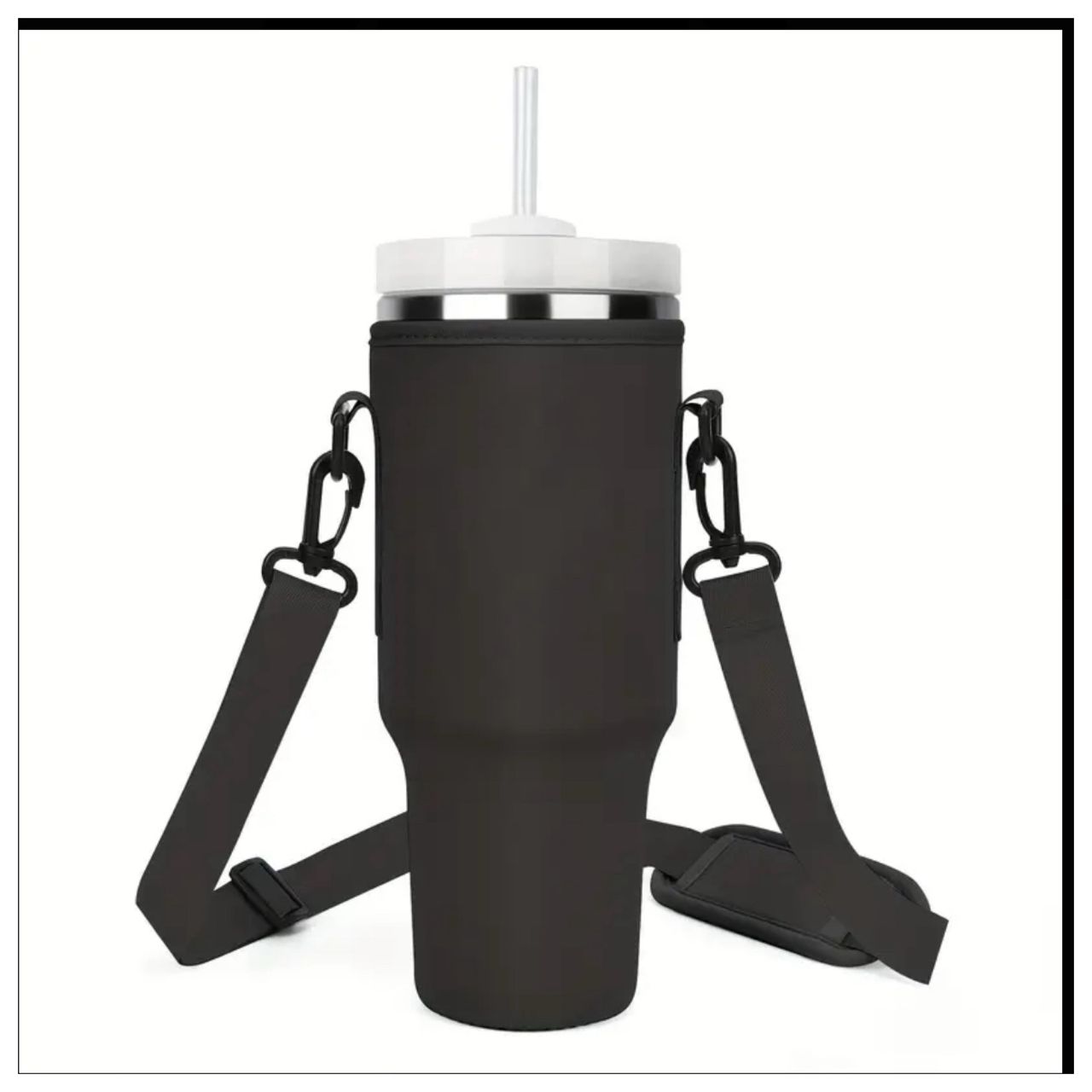 Water Bottle Holder with Detachable Strap
